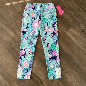 New with tags Lilly Pulitzer luxetuca pants. Corso upf golf pants.